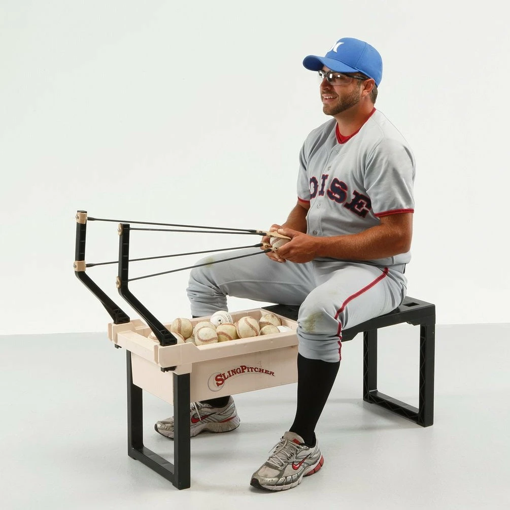 Manual Baseball/Softball Pitching Machine By Sling Pitcher