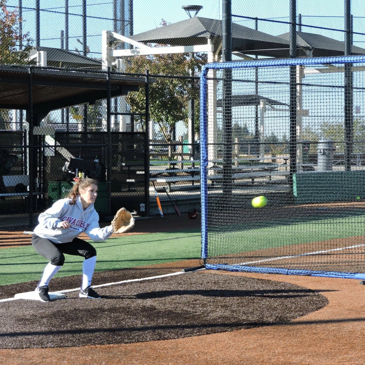 The Protector Blue Series 8'x8' Fungo Screen By JUGS Sports - Image 10