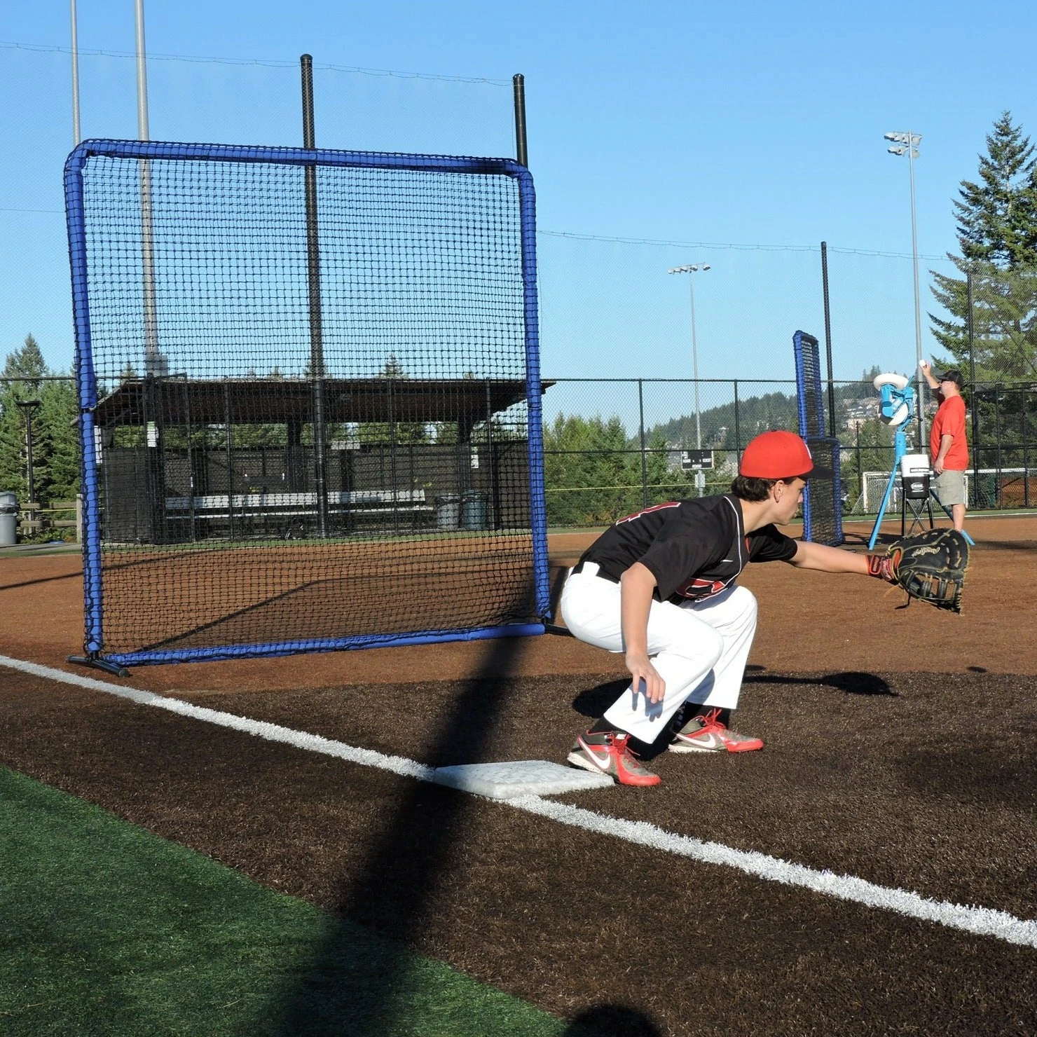 The Protector Blue Series 8'x8' Fungo Screen By JUGS Sports - Image 8