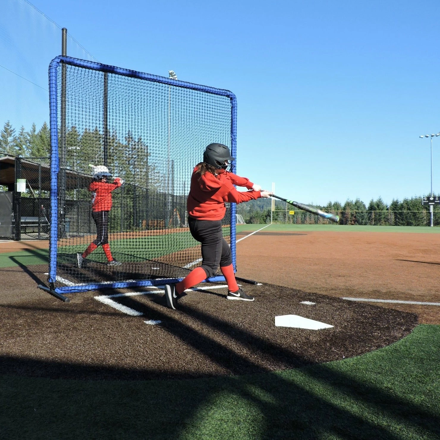 The Protector Blue Series 8'x8' Fungo Screen By JUGS Sports - Image 12