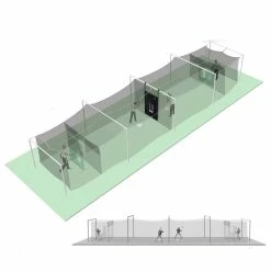 The 'Split Cage' #96 Polyester Cage Net By JUGS Sports (Net Only)