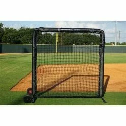 Pro 7'x7' Fielder's Screen With #60 Netting By Muhl Tech