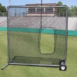 CIMARRON Premier 7'x7' Softball Net With #84 Netting And Wheel Kit