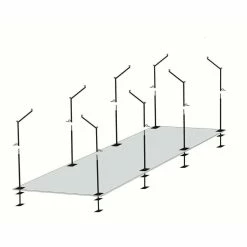 Trigon Sports International ProCage Cantilever Batting Cage Frames